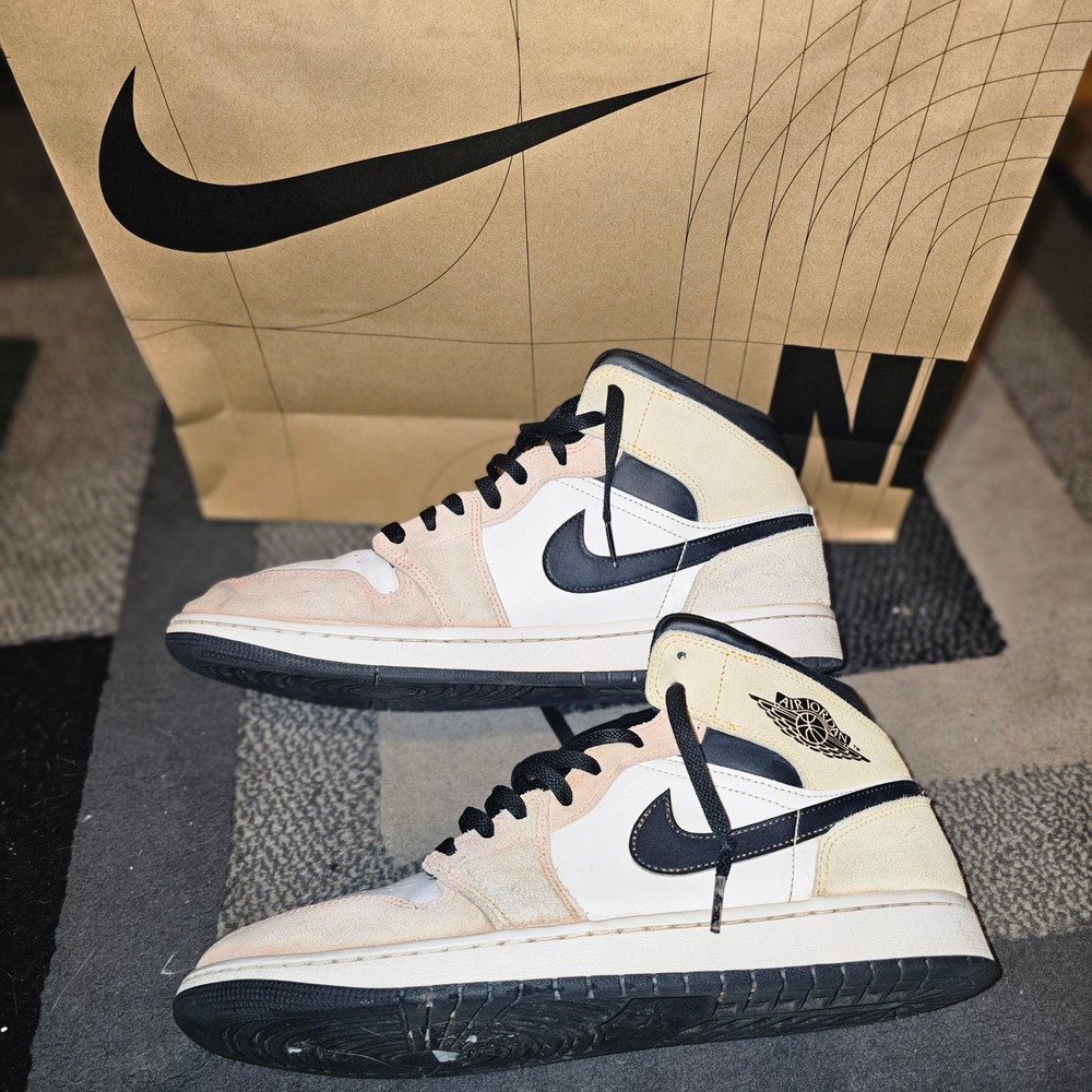 Jordan Air Jordan 1 Mid SE Craft Mens 11 Celestial Gold‎ Good